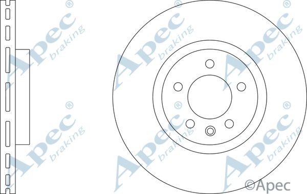 APEC BRAKING Тормозной диск DSK2489